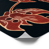 Het paroket van Ito Jakuchu (ca. 1900) Poster (Hoek)