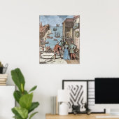 Het parteren van Columbus met Ferdinand en Poster (Thuiskantoor)