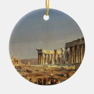 Het Parthenon, 1863 Keramisch Ornament
