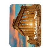 Het Parthenon Griekenland gestileerd Magneet (Verticaal)