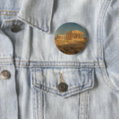 Het Parthenon Ronde Button 5,7 Cm (In situ)