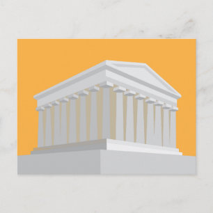 Het Parthenon uit Griekenland Briefkaart