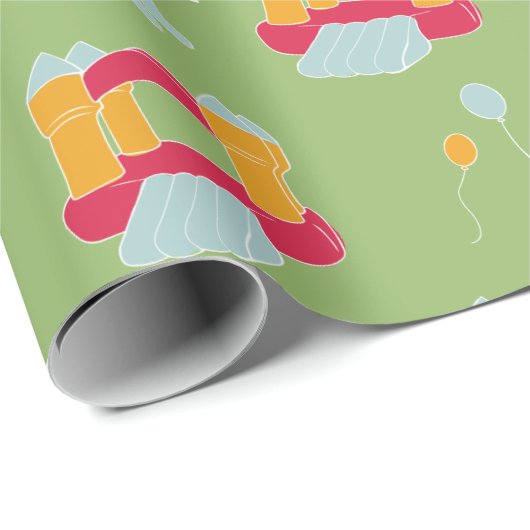 Het partijontwerp van het Huis van de Afkondiging Cadeaupapier (Rol Hoek)