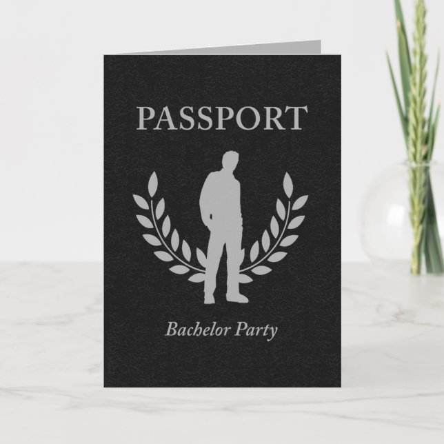 het paspoort van de vrijgezelpartij (Voorkant)
