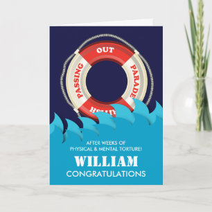 Het passeren van de parade van de Britse marine Li Kaart