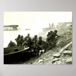 Het passeren van de Rijn Poster