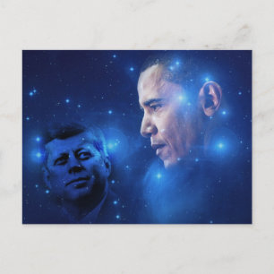 Het passeren van de Torch, John F. Kennedy Barack  Briefkaart