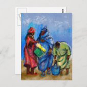 Het passeren van Word Briefkaart (Voorkant / Achterkant)