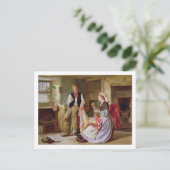 Het patchwork-kwilt briefkaart (Staand voorkant)