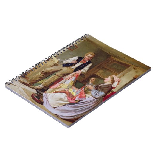 Het patchwork-kwilt notitieboek (Linkerzijde)