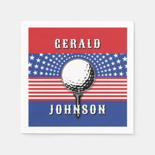 Het patriottische golfontwerp van Amerika Servet