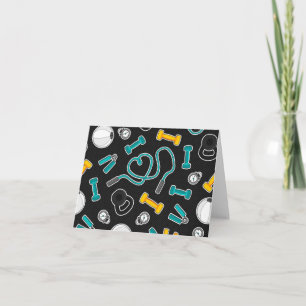 Het Patroon Aqua van de Liefde van de geschiktheid Kaart