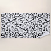 Het patroon Goonies Characters Strandlaken (Voorkant)