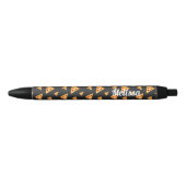 Het patroon van Cool en pizza's personaliseren Zwarte Inkt Pen (Voorkant)