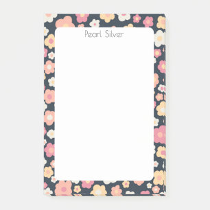 Het Patroon van Daisies CUSTOM Grafisch Monogram G Post-it® Notes