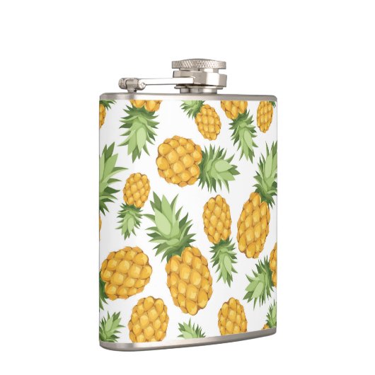 Het Patroon van de Ananas van de cartoon Heupfles (Rechts)