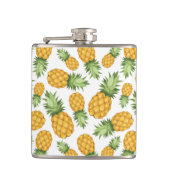 Het Patroon van de Ananas van de cartoon Heupfles (Voorkant)