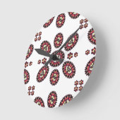 Het Patroon van de Bloem van Mandala Ronde Klok (Hoek)