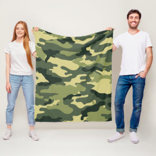 Het Patroon van de camouflage Fleece Deken
