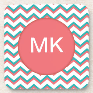 Het Patroon van de Chevron van het zuidwesten Bier Onderzetter