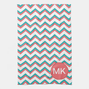 Het Patroon van de Chevron van het zuidwesten Theedoek