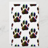 Het patroon van de Druk van de schilderingen Confe Briefpapier (Voorkant / Achterkant)