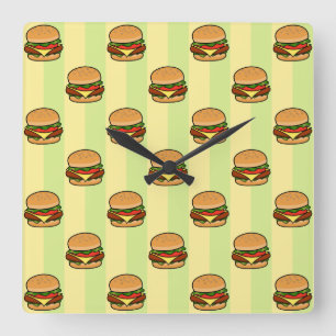 Het Patroon van de hamburger Vierkante Klok