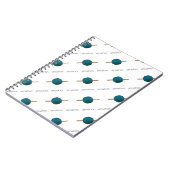 Het Patroon van de Hook van de hak van Crochet & v Notitieboek (Linkerzijde)