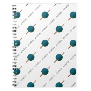 Het Patroon van de Hook van de hak van Crochet & v Notitieboek