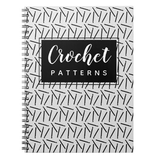 Het patroon van de Hooks van de Hooks Yarn & van d Notitieboek (Voorkant)