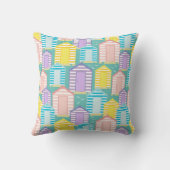 Het Patroon van de Huts en van de Seagulls van het Kussen (Achterkant)