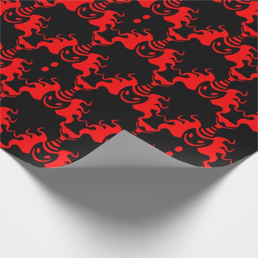 Het patroon van de Interlocking van het Kwaad Cadeaupapier (Hoek)