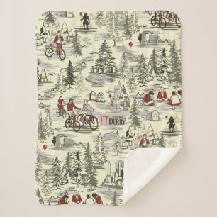 Het patroon van de Losers Club Cemetery Sherpa Deken