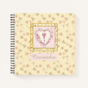 Het patroon van de Stars van de Feminine Persoonl Notitieboek
