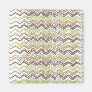 Het Patroon van de Zigzag van het Gekrabbel van de Magneet