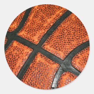 Het Patroon van het basketbal Ronde Sticker