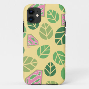 Het Patroon van het Blad van Supergirl iPhone 11 Hoesje