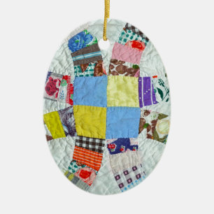 Het patroon van het dekbed keramisch ornament