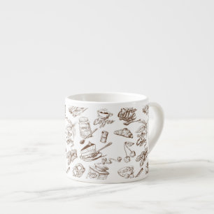 Het patroon van het document espresso kop