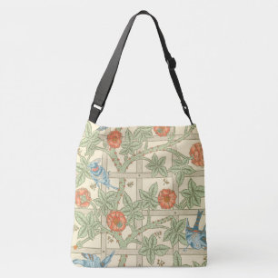 Het Patroon van het Latwerk van William Morris Crossbody Tas