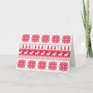 Het patroon van Kerstmis van Pixelated, kaart