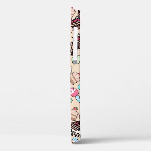 Het patroon van naadloze doedelcake. Handtekening Case-Mate iPhone Case (Achterkant / Links)