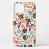 Het patroon van naadloze doedelcake. Handtekening Case-Mate iPhone Case (Achterkant)