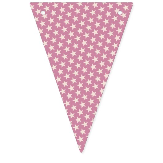 Het patroon van sterren transparant wit + uw achte vlaggetjes (Derde vlag)