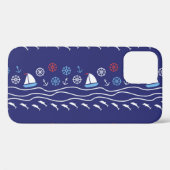 Het patroonleven:  Naadloos zee Case-Mate iPhone Case (Achterkant (horizontaal))