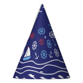 Het patroonleven:  Naadloos zee Feesthoedjes (Links)