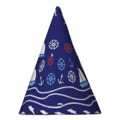 Het patroonleven:  Naadloos zee Feesthoedjes (Rechts)