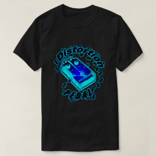Het Pedaal van de vervorming - het Blauw van de T-shirt
