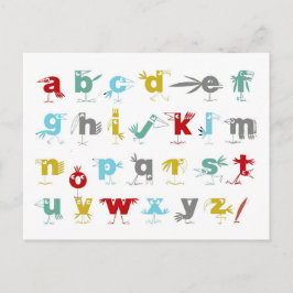 Het Pelican Alphabet Briefkaart