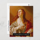 Het Penitent Magdalene Briefkaart (Voorkant / Achterkant)
